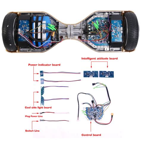 schema di bilanciamento hoverboard