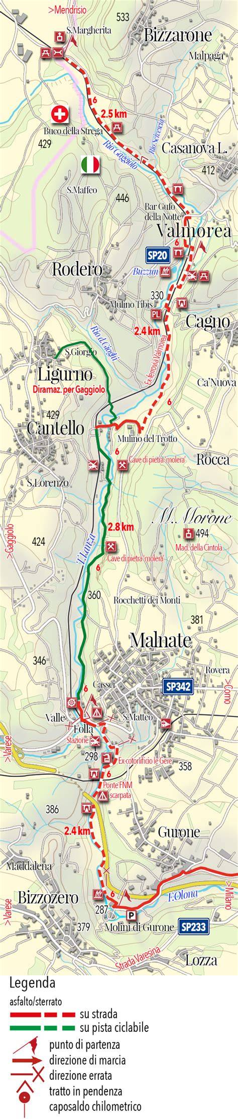 ciclabile Valle del Lanza panorama