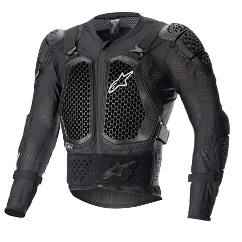 Motociclista con protezioni Alpinestars