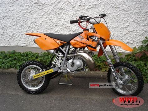 KTM 50 SX (2007) in azione