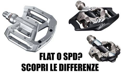 flat vs spd tecnica MTB