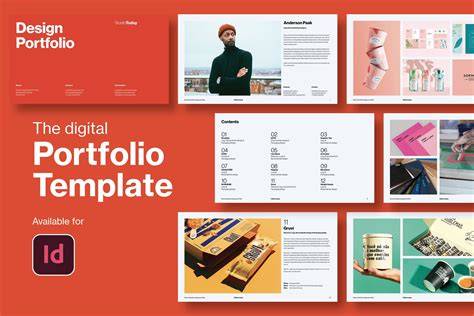 Screenshot layout one-page portfolio idea