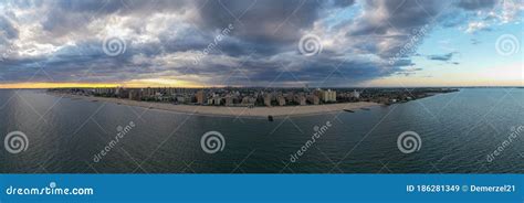 Vista panoramica di Brighton in estate