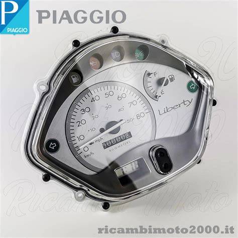 cruscotto digitale Piaggio Liberty 125 vista frontale