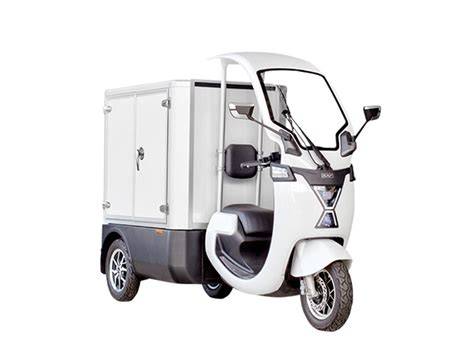 motocarro a tre ruote con furgone visualizzazione spazio di carico