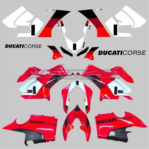 infografica: mappa dei fissaggi principali delle carene Ducati