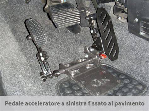 schemi di posizionamento pedali su pedaliera